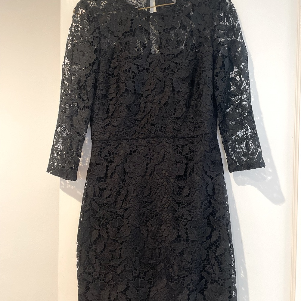 JCREW Lace Black Dress